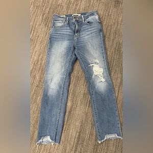 Levi’s 724 high rise straight crop jeans